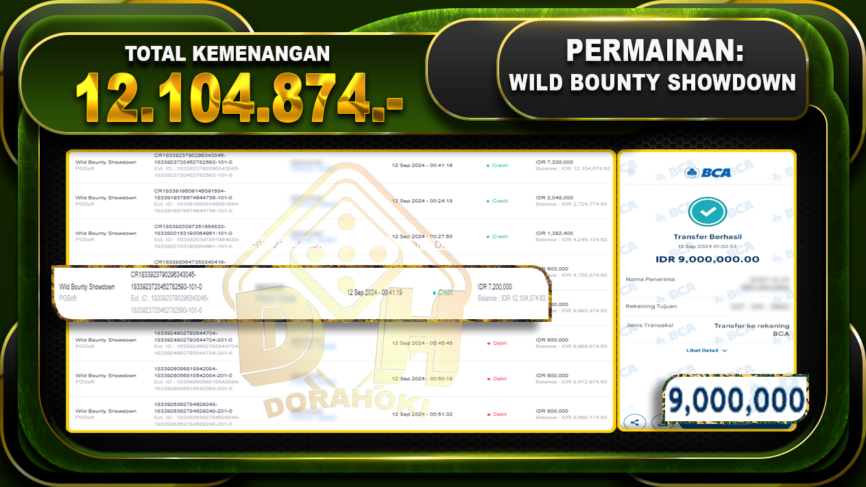 Wild Bounty Showdown Rp 12.104.874