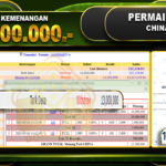 TOGEL CHINA Rp. 13.000.000