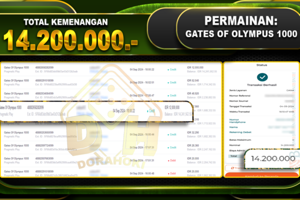 Gates Of Olympus 1000 Rp 14.200.000