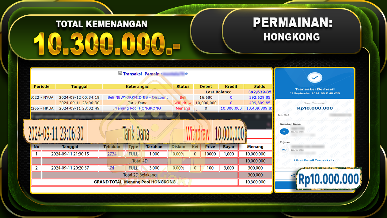 TOGEL HONGKONG Rp10.300.000