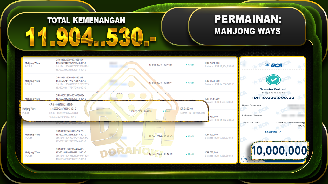 Mahjong Ways Rp.11.904.530