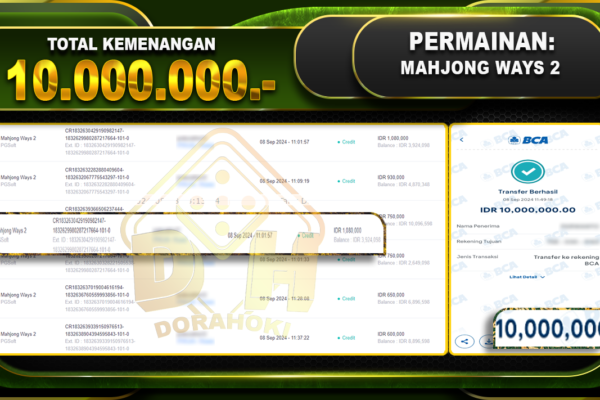 Mahjong Ways 2 Rp.10.000.000