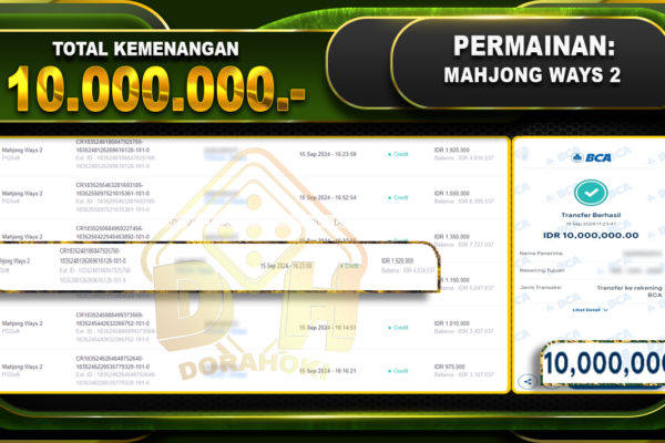 Mahjong Ways 2 Rp. 10.000.000