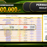 BUKTI JP LIVECASINO ROULETTE Rp.23.500.000