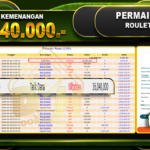 BUKTI JP LIVECASINO ROULETTE Rp.36.040.000