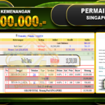 TOGEL SINGAPORE Rp.10.500.000