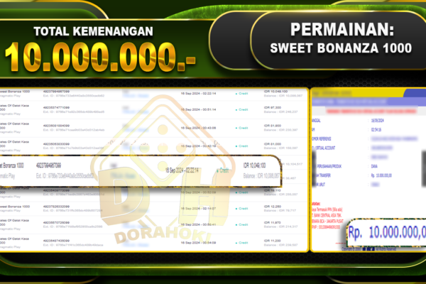 Sweet Bonanza 100 Rp.10.000.000