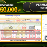 TOGEL SYDNEY Rp.18.450.000