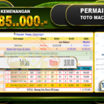 TOGEL TOTOMACAU 5D Rp. 18.785.000