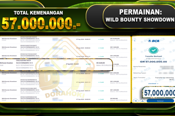 Wild Bounty Showdown Rp. 57.000.000