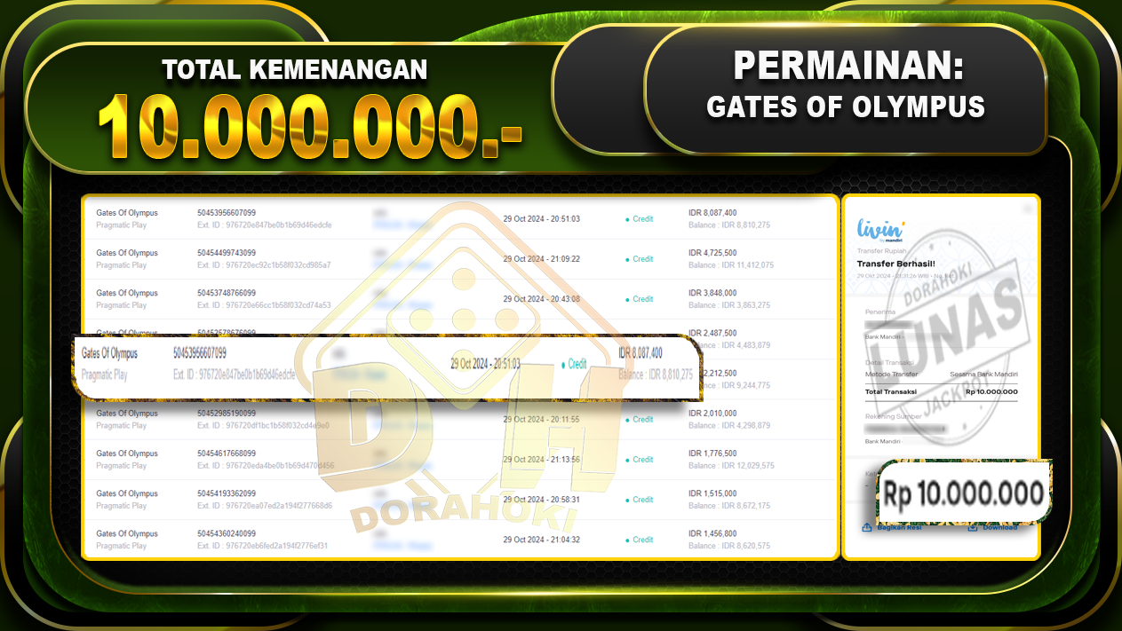 Gates Of Olympus Rp.10.000.000