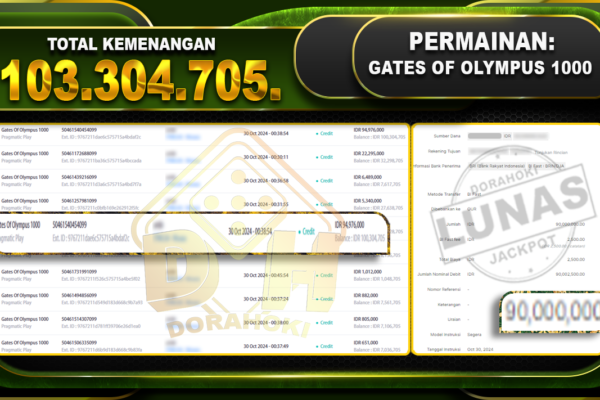 Gates Of Olympus 1000 Rp.103.304.705