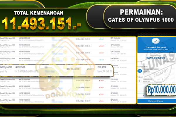 Gates Of Olympus 1000 Rp.11.493.151