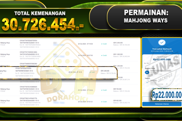 Mahjong Ways Rp.30.726.454