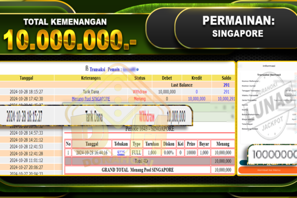 TOGEL SINGAPORE Rp.10.000.000