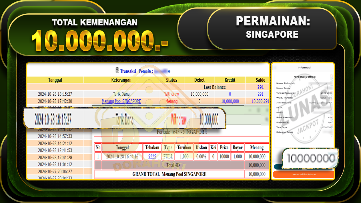 TOGEL SINGAPORE Rp.10.000.000