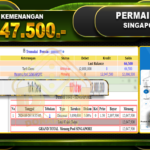 TOGEL SINGAPORE Rp.12.047.500