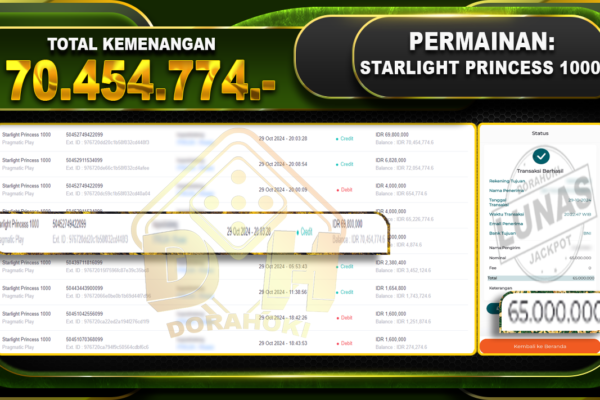 Starlight Princess 1000 Rp.70.454.774