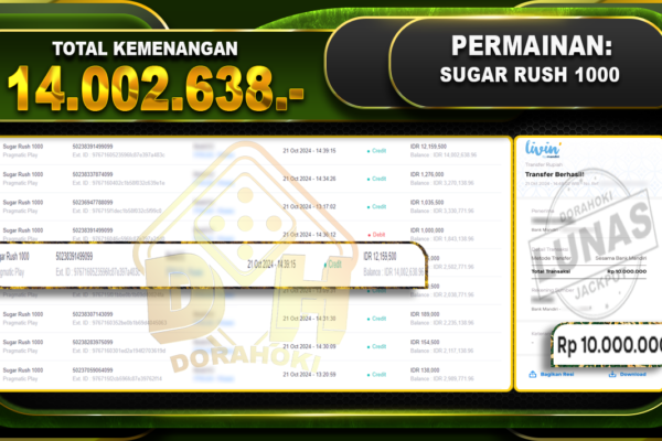 Sugar Rush 1000 Rp.14.002.638