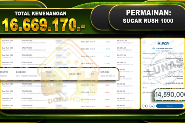 Sugar Rush 1000 Rp.16.669.170