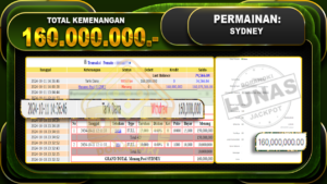 TOGEL SYDNEY Rp.160.000.000