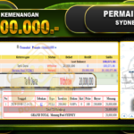 TOGEL SYDNEY Rp.20.000.000