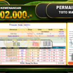 TOGEL TOTOMACAU Rp.10.102.000