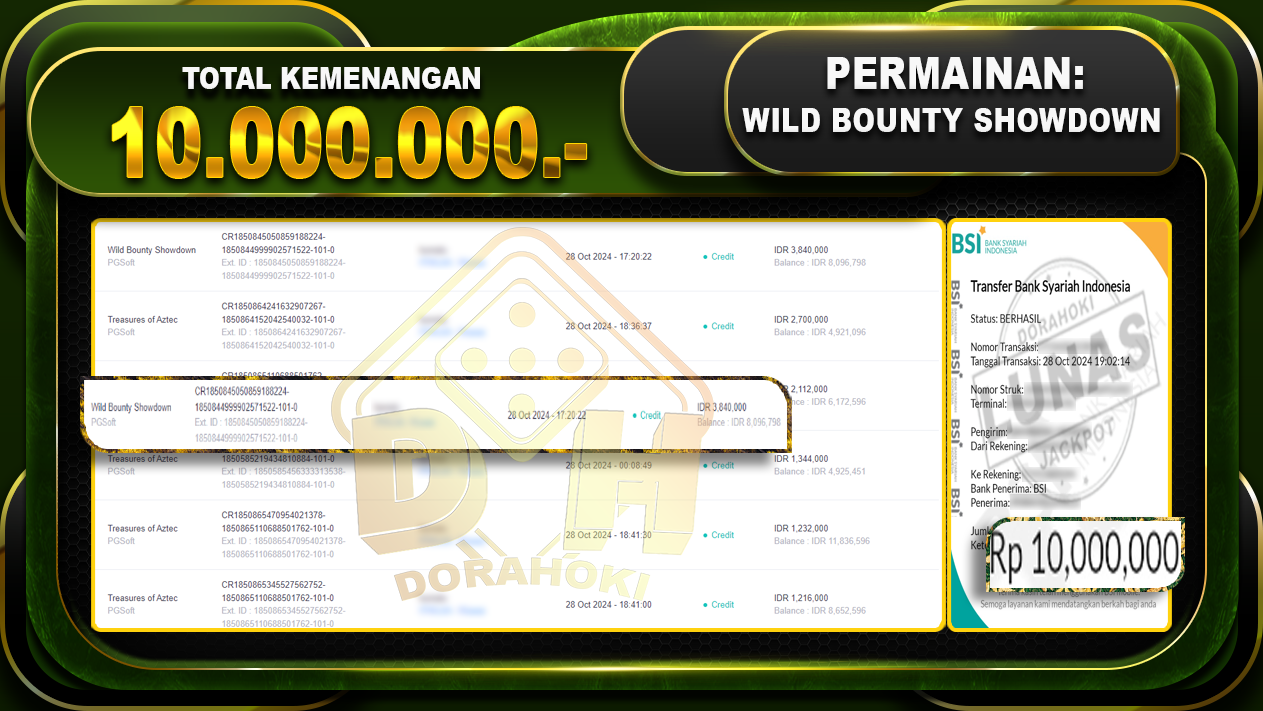 Wild Bounty Showdown Rp.10.000.000_