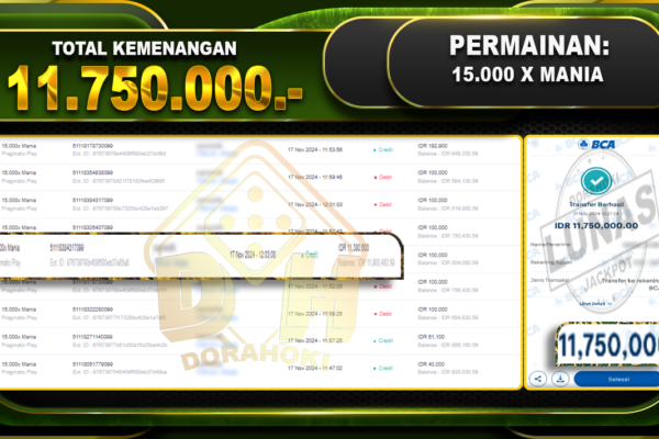 15.000 x mania