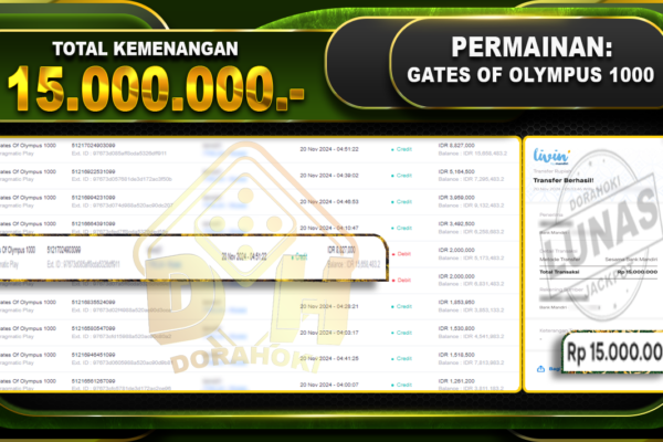 GATES OF OLYMPUS 1000 15.000.000