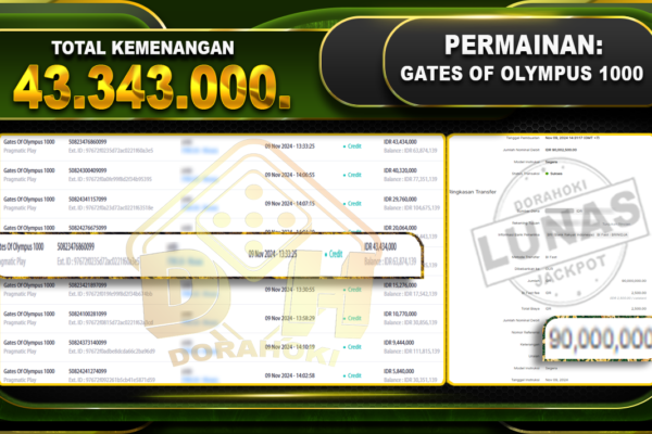 Gates Of Olympus 1000 Rp.43.434.000