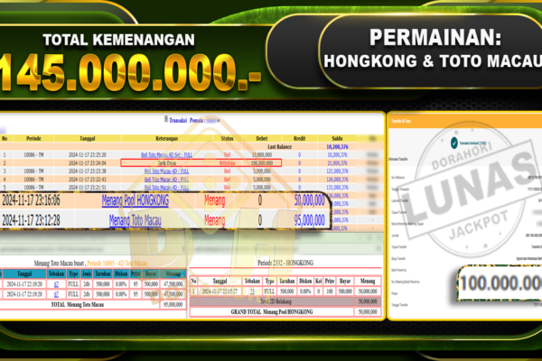 hongkong dan toto macau