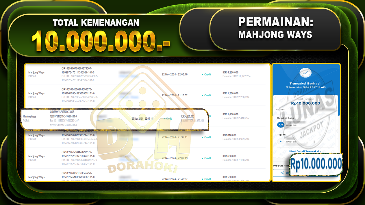 mahjong ways 10.000.000