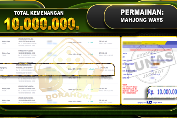 Mahjong Ways Rp.10.000.000