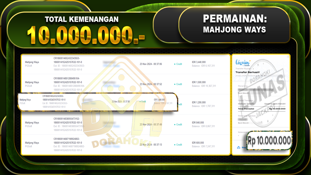 mahjong ways 10.000.000