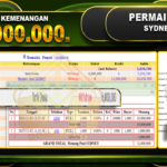 TOGEL SYDNEY Rp.11.000.000