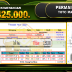 TOGEL TOTOMACAU Rp.10.425.000