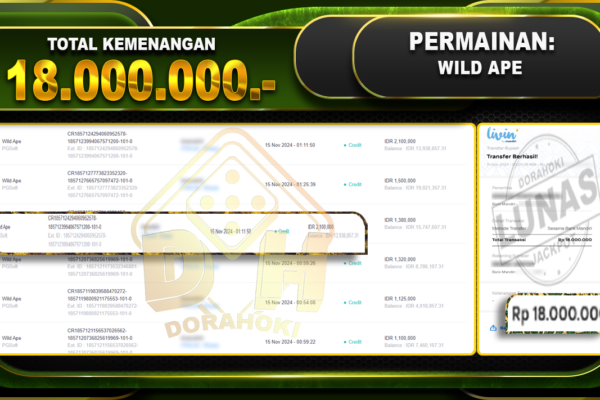 Wild Ape Rp.18.000.000