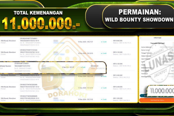 Wild Bounty Showdown Rp.11.000.000