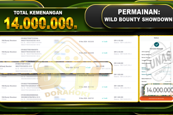 Wild Bounty Showdown Rp.14.000.000