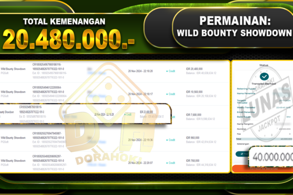 wild bounty showdown 20.480.000