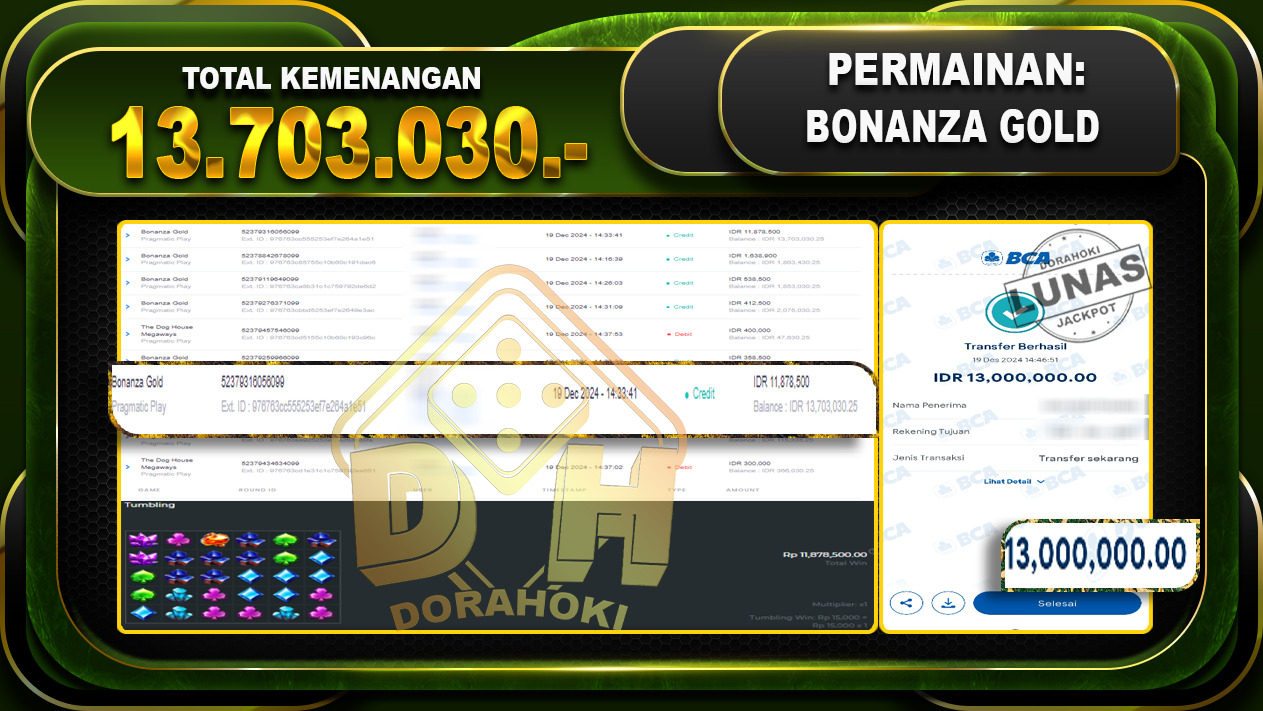 BONANZA GOLD RP 13.703.030