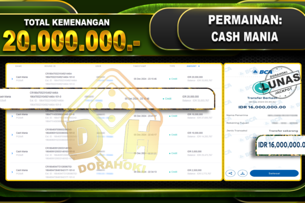 CASH MANIA Rp.20.000.000