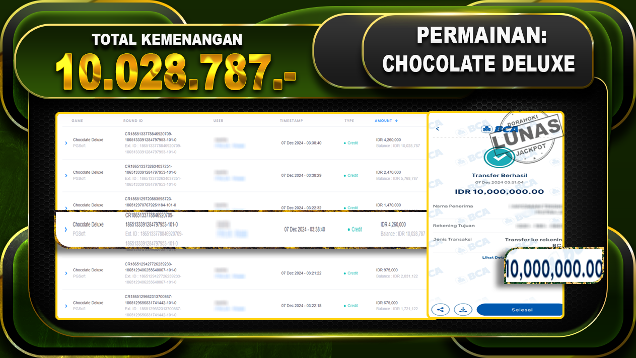 CHOCOLATE DELUXE RP. 10.028.787