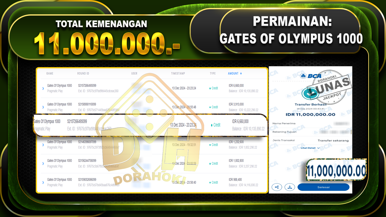 GATES OF OLYMPUS 1000 RP 11.000.000