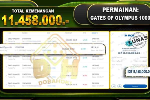 GATES OF OLYMPUS 1000 Rp.11.458.000