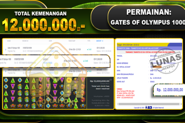 GATES OF OLYMPUS 1000 Rp.12.000.000