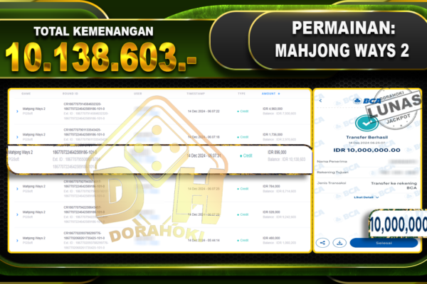 MAHJONG WAYS 2 RP 10.138.603