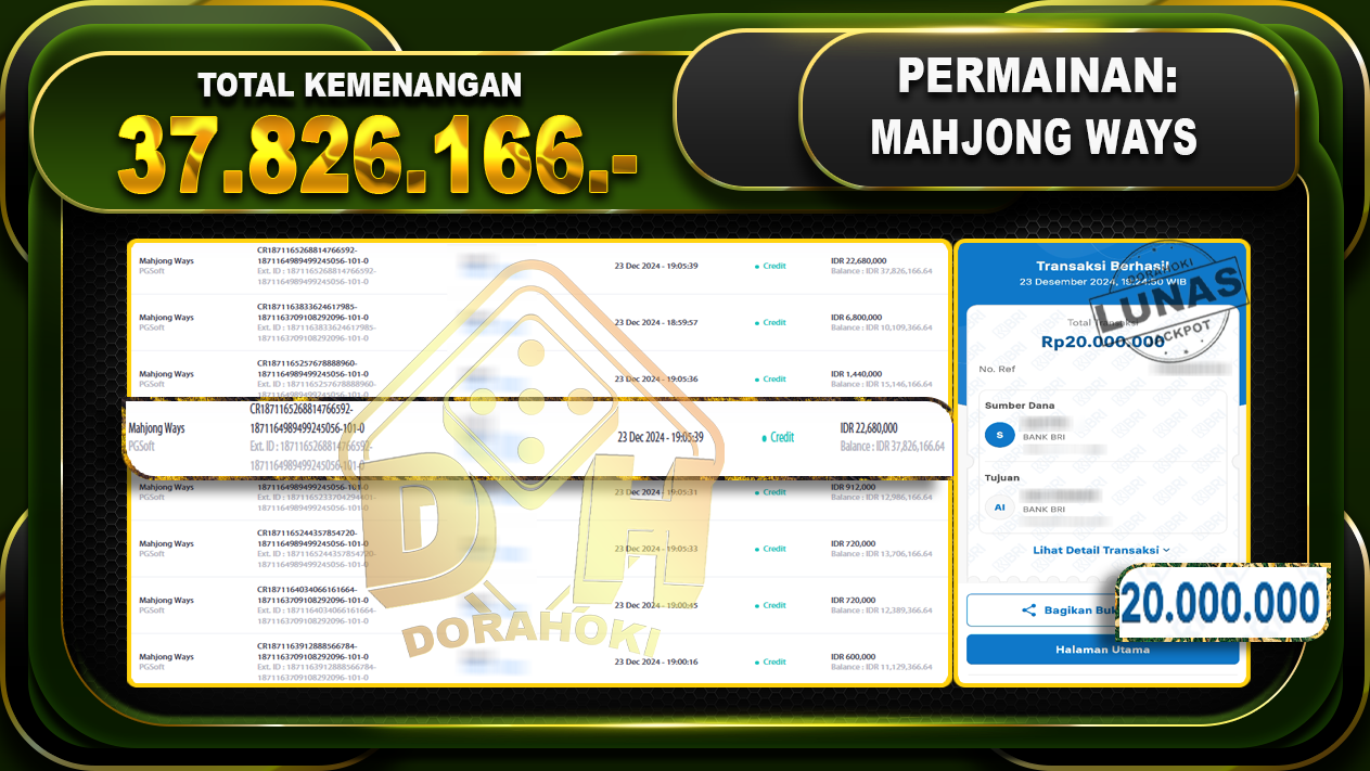 MAHJONG WAYS RP 37.826.166