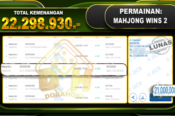 MAHJONG WINS 2 RP 22.298.930